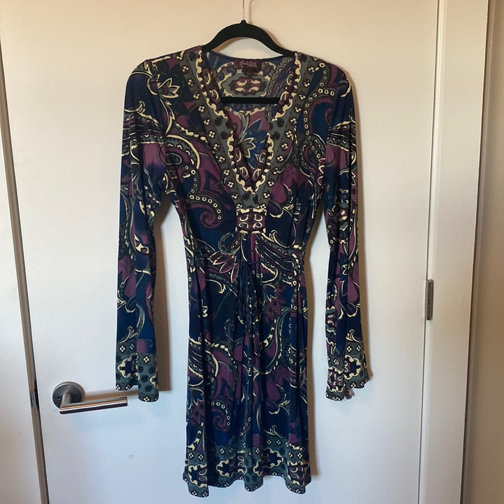 Hale Bob Vneck beaded dress
